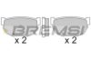 BREMSI BP2304 Brake Pad Set, disc brake
